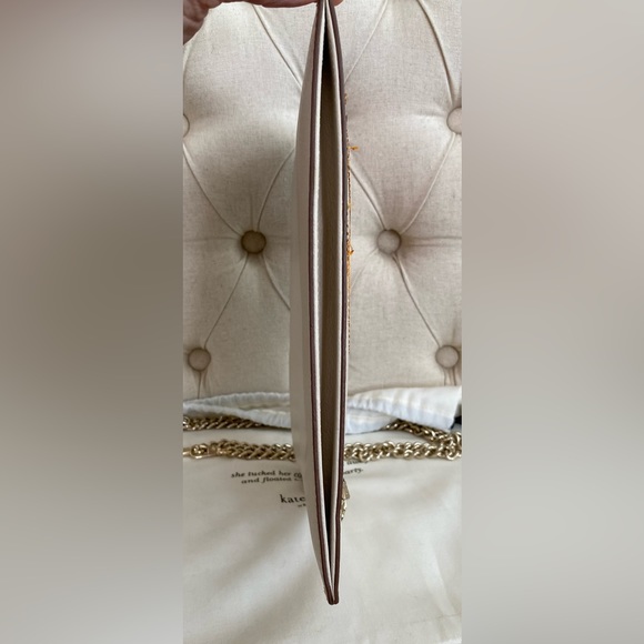 Kate Spade Picnic Perfect Bee Sima Crossbody Clutch Detachable Chain - Picture 4 of 9